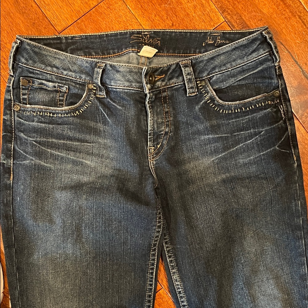 Silver Jeans Women's Dark Blue Bootcut Jeans